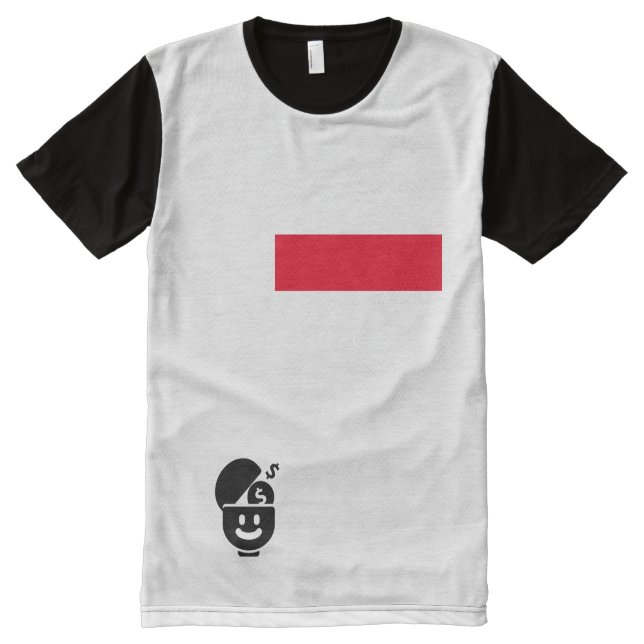 Rote Linie Dope Seife T Shirt (Vorderseite)