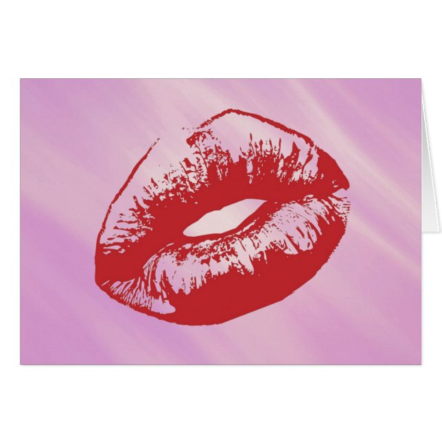 Rote Lippen (Vorderseite (Horizontal))