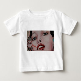 Rote Lippen Baby T-shirt