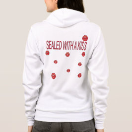 rote Lippen Hoodie