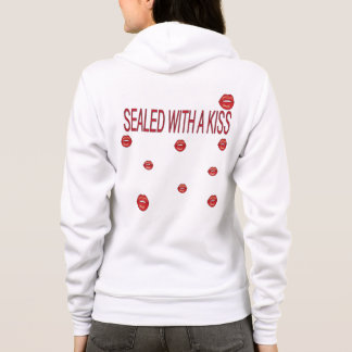 rote Lippen Hoodie
