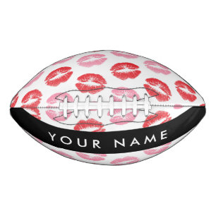 Rote Lippen, rosa Lippen, Kuss, Ihr Name, personal Football