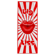 Rote Lippen Sonnenstrahlen Kuss