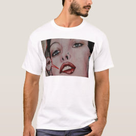 Rote Lippen T-Shirt