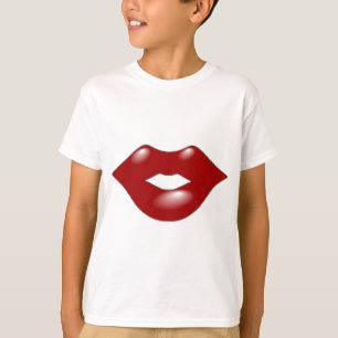 Rote Lippen T-Shirt