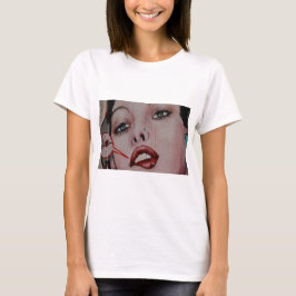 Rote Lippen T-Shirt