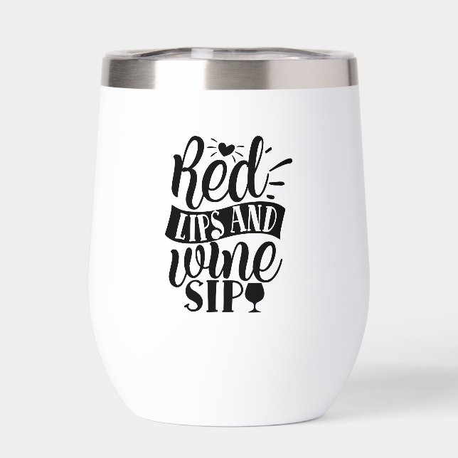 Rote Lippen und Weintrauben (Rückseite)