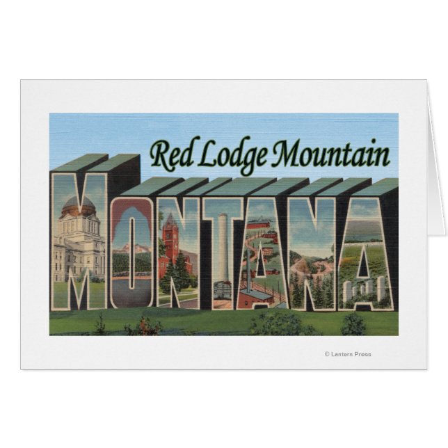 Rote Lodge Mountain, Montana (Vorderseite (Horizontal))