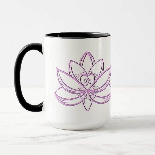 Rote Lotus  Tasse (Links)