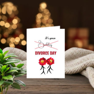 Rote, lustige Ponys Geburtstagkarte Dankeskarte