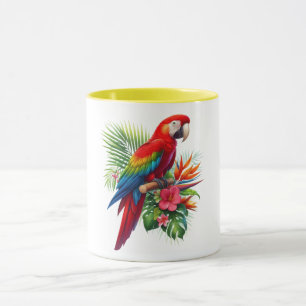 Rote Maca tropische Blüte Tasse