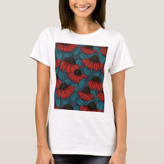 Rote Maisblumen T-Shirt