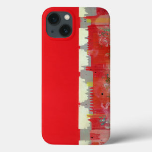Rote Malerei iPhone 13 Hülle