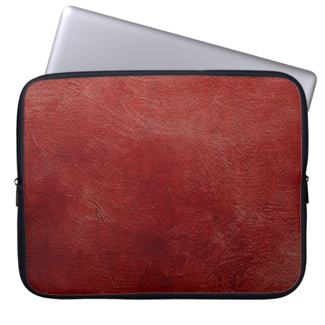 Rote Malerei | Zazzle_Growshop. Laptopschutzhülle (Vorderseite)