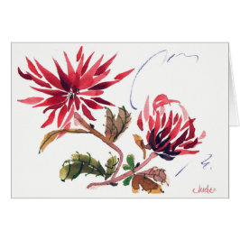 Rote Mamas (5" x 7"), weiße Umschläge