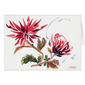 Rote Mamas (5" x 7"), weiße Umschläge