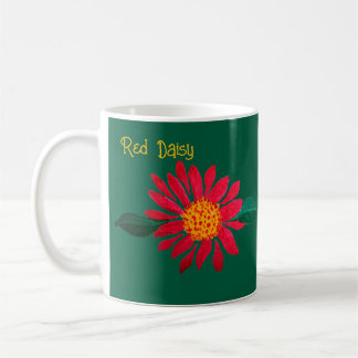 Rote Margerite Kaffeetasse