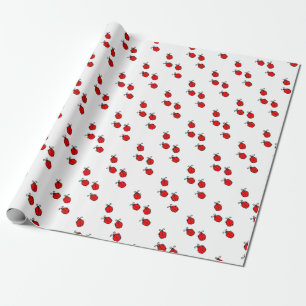 Rote Marienkäfer Geschenkpapier