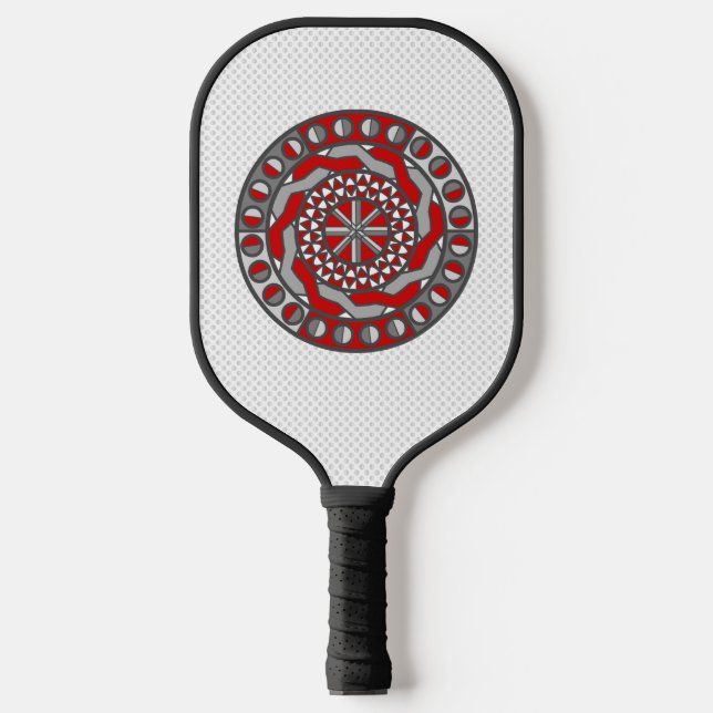 Rote Maschinen Pickleball Schläger (Vorderseite)