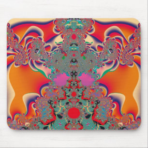 Rote Meditations-Fraktal-Abstraktkunst Mousepad