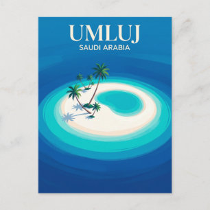 Rote Meer Inseln Saudi-Arabien Postkarte