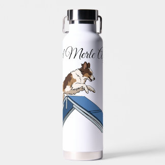 Rote Merle Australian Shepherd Agility Trinkflasche