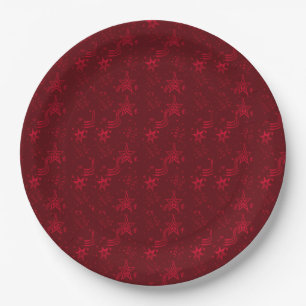 Rote Metallstäbe - PAPER-PARTY-TELLER Pappteller