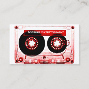 Rote Mixtape Visitenkarte