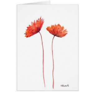 Rote Mohnblumen