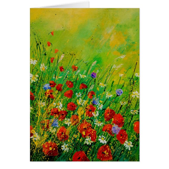 rote Mohnblumen 450708 (Vorne)