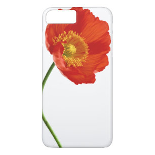 Rote Mohnblumen-Einfachheit Case-Mate iPhone Hülle