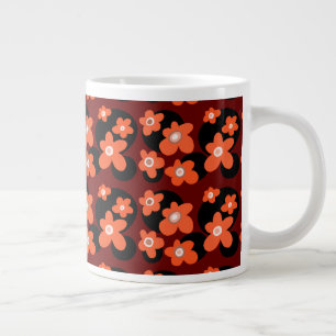 Rote Mohnblumen Jumbo-Tasse