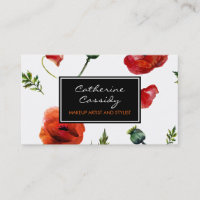 Rote Mohnblumen, Schwarzweiss-Blumen,