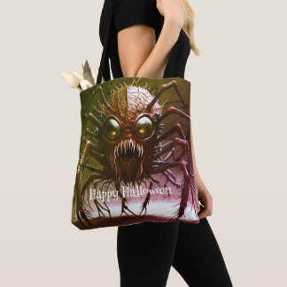 Rote Monster-Halloween-Tasche