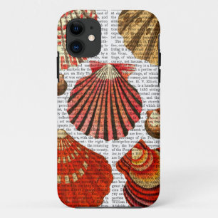Rote Muschel-Muscheln Case-Mate iPhone Hülle