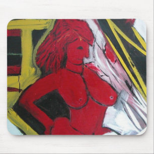 Rote Muse Mousepad