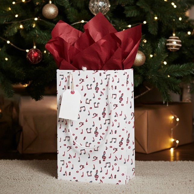 Rote Musik Kleine Geschenktüte (Von Creator hochgeladen)