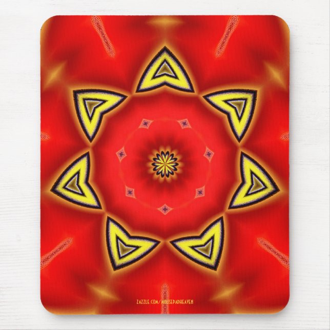 Rote Narzisse Mousepad (Vorne)