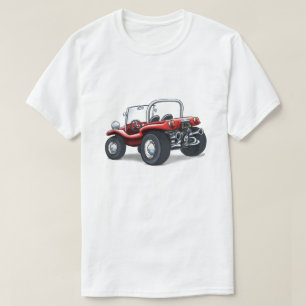 rote offene Buggy T-Shirt