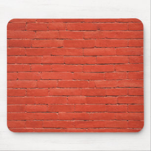 Rote Orange Wand Mousepad