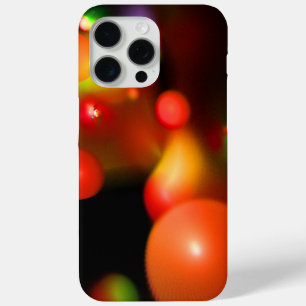 ROTE ORANGE YELLOW QUANTUELLE BUBBLES iPhone 15 PRO MAX HÜLLE