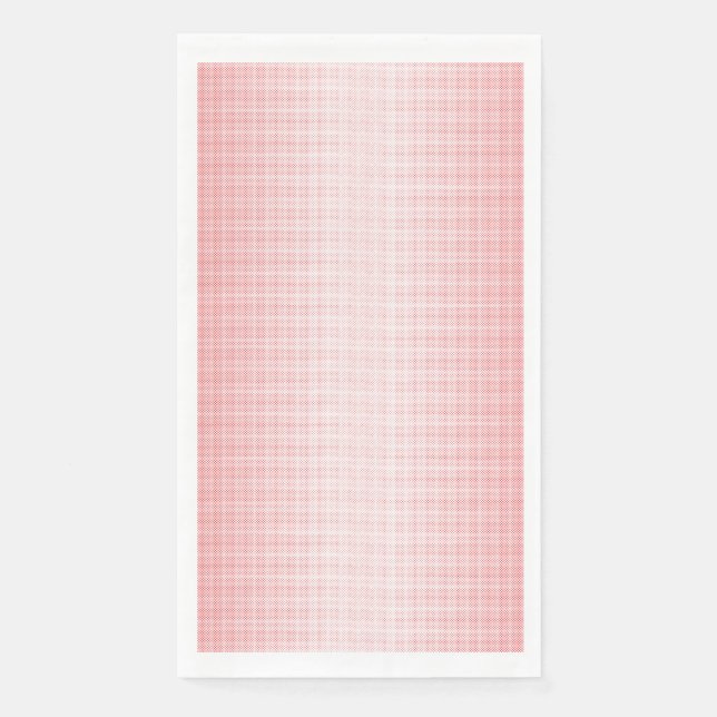 Rote, orangefarbene und rosa Pinselstriche vermisc Serviette (Vorderseite)