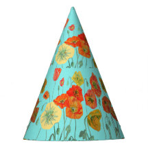 Rote Orangenblüte Mohnblüten Blume Aqua