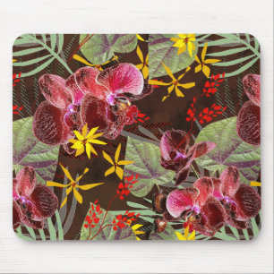Rote Orchideen. Mousepad