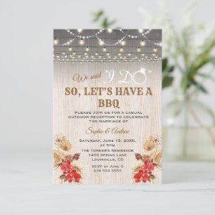 Rote Orchideen Pampas Grass Wood, nachdem ich GRIL Einladung