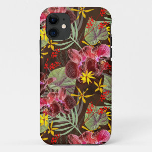 Rote Orchideen. Servietten Case-Mate iPhone Hülle