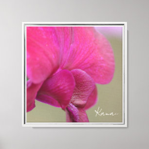 Rote Orchideenblüte Kauai (von mir fotografiert) Leinwanddruck