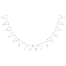 Rote Ornamente mit Blumenmotiv und Konifermotiv Wimpelkette