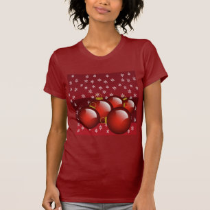 Rote Ornamente T-Shirt