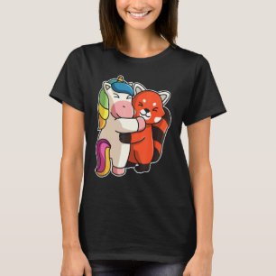 Rote Panda und Niedlicher Tiere für Frauen Anima T-Shirt